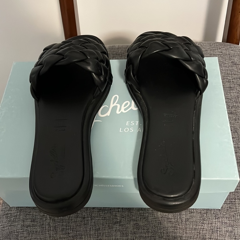 Seychelles Belissima black leather slide. Size 6.5 women’s. - Picture 4 of 7